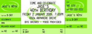 Jase's Birthday Invite